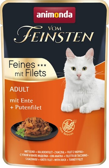 Animonda Vom Feinsten Våtfôr Adult Med And + Kalkunfilet 18 X 85 G