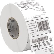 Zebra Z Select 2000T   Papir   Matt   Permanent Akryl Adhesiv   Toppbelagt   139 Mikroner   Hvit   102 X 51 Mm 1000 EtikettEr 2 RullEr X 500 Rfid Etiketter