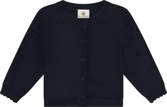 En Fant Strikket Cardigan Parisian Night (86 / 1,5 år)