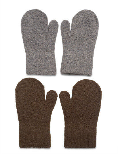 CeLaVi Magic Mittens 2-Pack - Grey - 80-86
