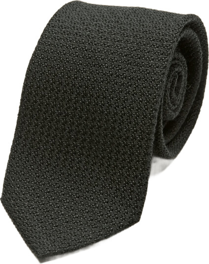 Lindbergh Unlined Grenadine Tie 7,5 Cm Black ONE SIZE Lindbergh Unlined Grenadine Tie 7,5 Cm Black ONE SIZE