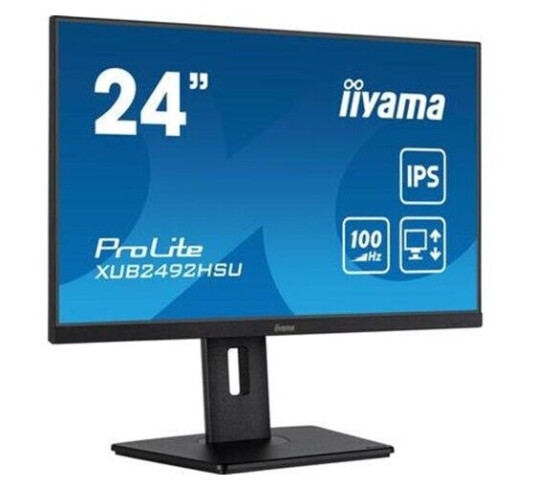 Iiyama ProLite XUB2492HSU-B6 23,8" Full HD IPS-skjerm med 100Hz og 0,4ms responsertid Iiyama ProLite XUB2492HSU-B6 23,8" Full HD IPS-skjerm med 100Hz og 0,4ms responsertid