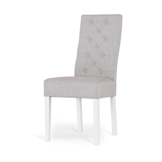 Torkelson Elisa spise stol Hvit Lakkert Beige Hvit