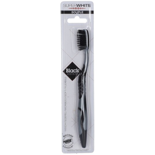SUPERWHITE tannbørste Black utgave Soft