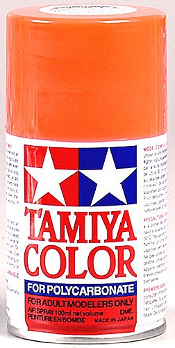 Tamiya 86020 PS-20 Polycarbonate Spray Fluorescent Red 3 oz