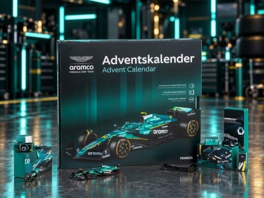 Aston Martin Aramco F1 julekalender 2026