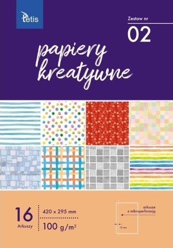 Tetis Creative Papirer Tetis 100G/M2 16 Ark. 2 Thetis Tetis Creative Papirer Tetis 100G/M2 16 Ark. 2 Thetis