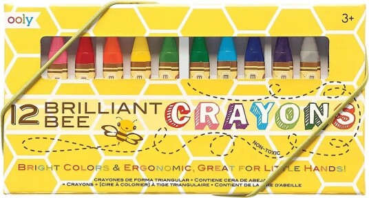 Ooly Beeswax Crayons 12 Pcs - Brilliant Bee - MULTI - One Size