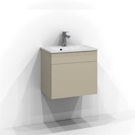 Svedbergs Poem Plan Servantskap Slim D35 med 1 Skuff Sand / 50cm Push Open SV-3355121-P
