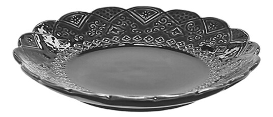 Cult Design  Orient tallerken flat 19 cm asfalt