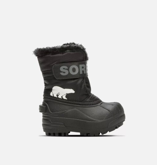 Sorel Toddler Snow Commander Boot Black/charcoal 4 Sorel Toddler Snow Commander Boot Black/charcoal 4