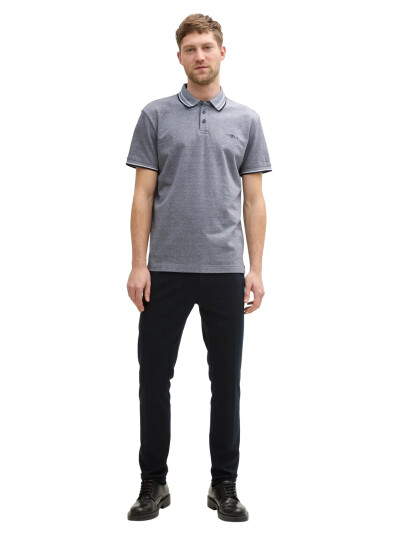 Tom Tailor Polo With Print Grey S