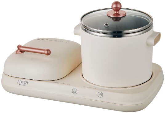 Adler AD6421 2-i-1 Frokoststasjon - 1L, 1320W Adler AD6421 2-i-1 Frokoststasjon - 1L, 1320W