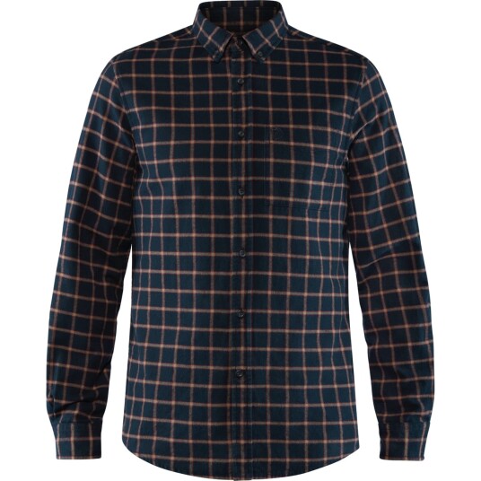 Fjellreven Men's Övik Flannel Shirt Dark Navy XS