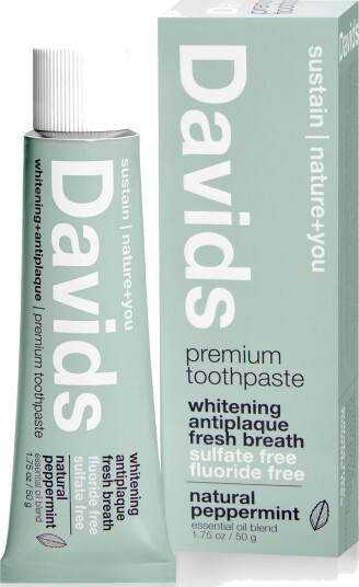 Natural Whitening Tannkrem DAVIDS Premium Fresh Breath 50g Natural Whitening Tannkrem DAVIDS Premium Fresh Breath 50g