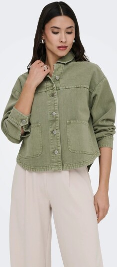 JDY Jdynoma L/S Shacket Wvn Noos Khaki green XL JDY Jdynoma L/S Shacket Wvn Noos Khaki green XL