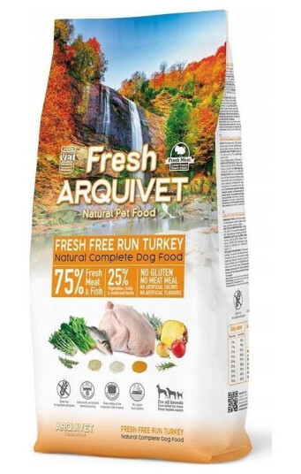 Arquivet Fresh Turkey And Fish Halvfugtigt Hundefoder 2.5Kg