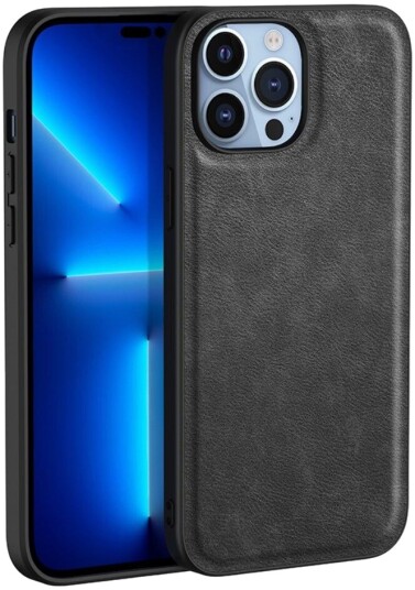 Trolsk Mobildeksel Skinn (iPhone 16 Pro Max) Svart