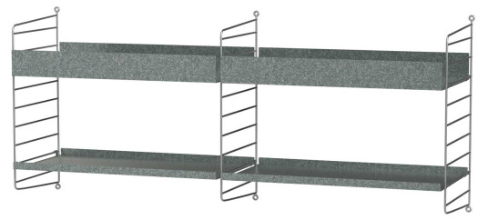 String String Outdoor kombinasjon F Galvanisert 120 x 50 cm String String Outdoor kombinasjon F Galvanisert 120 x 50 cm