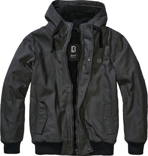 Brandit Essential Jacket Anthracite XS Grå