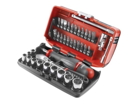 Facom Topnøglesæt Metrisk 1/4 (6,3 Mm) 38 Dele Rl.Nano1
