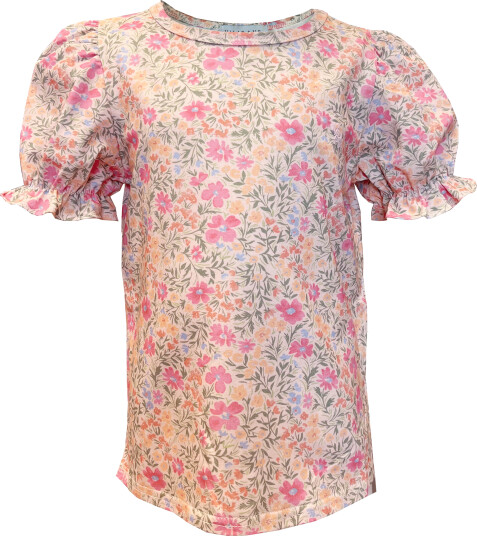 Vilje & Ve Mia t skjorte til jente printed coral 98 98