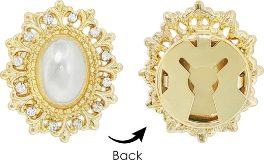 Pan Jewelry Dekor til knapp med perle
