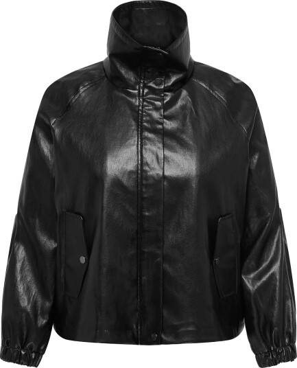 ONLY Carmakoma Carmini Faux Leather Jacket Otw Black 54