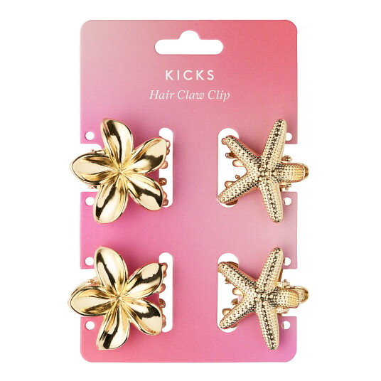 Kicks Beauty KICKS Beauty Tiny Claw Clips 4 pcs Kicks Beauty KICKS Beauty Tiny Claw Clips 4 pcs