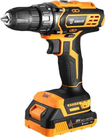 Deko Tools Batteridrevet Boremaskin 20v Gul