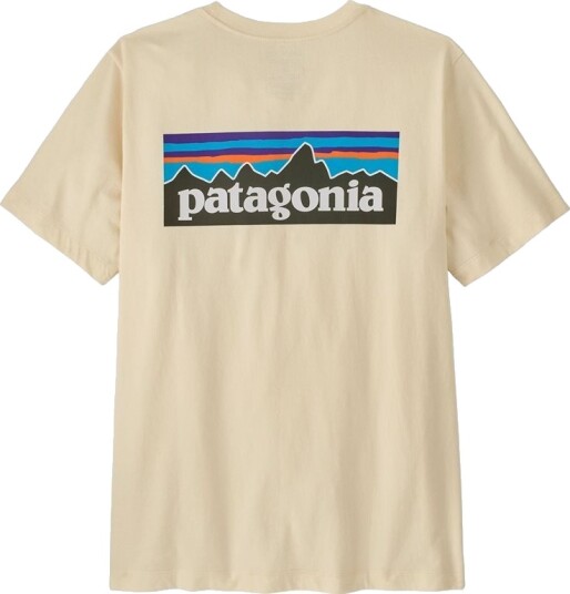 Patagonia M's P 6 Logo T Shirt Undyed Natural