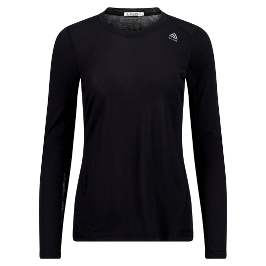 Aclima LightWool 140 Sports Shirt Dame Jet Black S Aclima LightWool 140 Sports Shirt Dame Jet Black S
