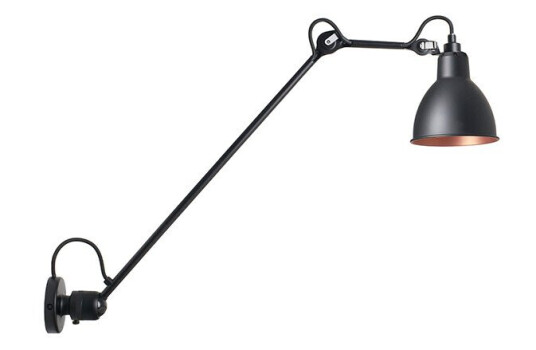 Lampe Gras 304L60 Vegglampe Svart/Svart/Kobber Lampe Gras 304L60 Vegglampe Svart/Svart/Kobber