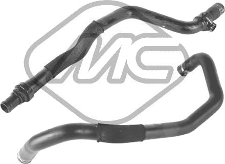 Slange, varmeveksler-radiator Metalcaucho 09167