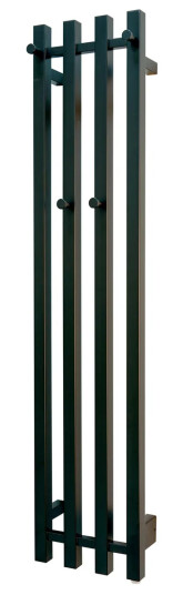 Bathlife List Håndkletørker 26x120x7 cm, Sort