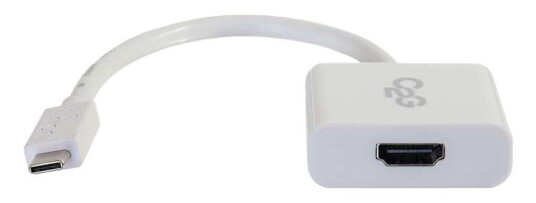 C2G USB 3.1 USB C to HDMI Audio/Video Adapter - USB Type C to HDMI White - ekstern videoadapter - hvit C2G USB 3.1 USB C to HDMI Audio/Video Adapter - USB Type C to HDMI White - ekstern videoadapter - hvit