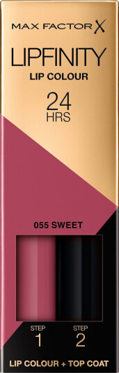 Max Factor Lipfinity 2-Step Lipstick 55 Sweet