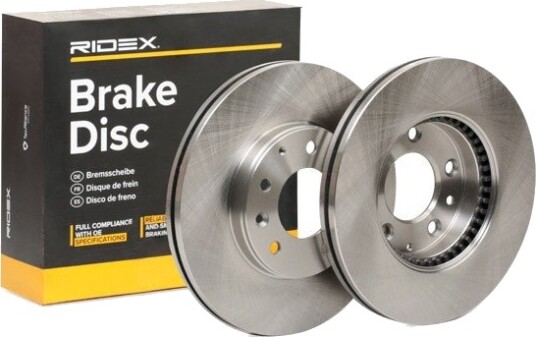 RIDEX 82B0129 Bremseskive