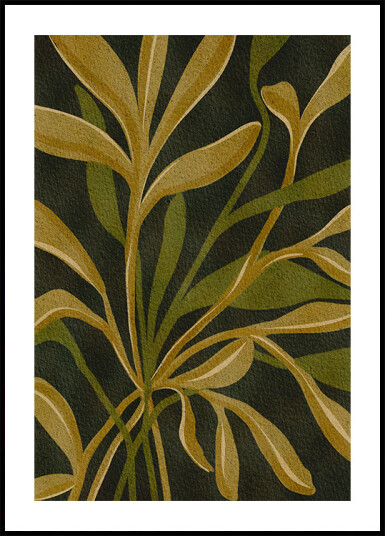 Earthen foliage Plakat Plakat / 40x50cm
