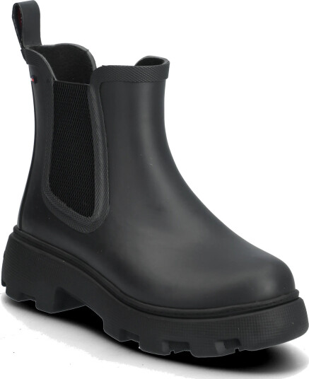 Tommy Hilfiger Flag Ankle Rainboot Warm Lining - Black - 36