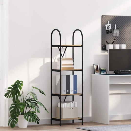 Bokhylle artisan eik 40 x 30 x 146 cm Konstruert tre