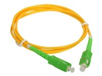 MicroConnect - Nettverkskabel - SC/APC-enkeltmodus (hann) til SC/APC-enkeltmodus (hann) - 5 m - 2 mm - fiberoptisk - simpleks - 9 / 125 micron - OS2 - halogenfri - gul MicroConnect - Nettverkskabel - SC/APC-enkeltmodus (hann) til SC/APC-enkeltmodus (hann) - 5 m - 2 mm - fiberoptisk - simpleks - 9 / 125 micron - OS2 - halogenfri - gul