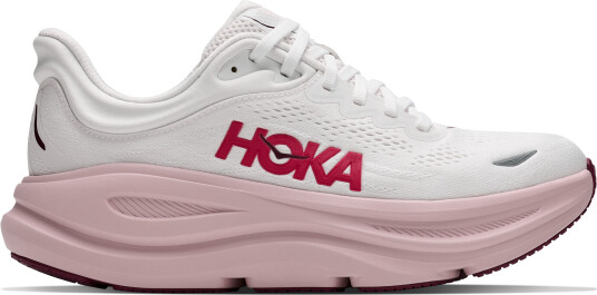 Hoka Women"s Bondi 9 Wide White/Pink Opal 42 2/3