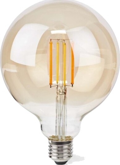 Nedis Smartlife Led Filamentlyspære Form: Globus E27 7 W Ekvivalent 60 W Klasse E Varmt Hvitt Lys 1800 3000 K Gyllen Nedis Smartlife Led Filamentlyspære Form: Globus E27 7 W Ekvivalent 60 W Klasse E Varmt Hvitt Lys 1800 3000 K Gyllen