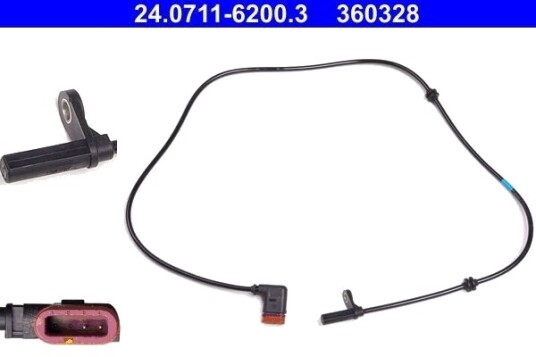 Sensor, ABS ATE 24.0711-6200.3
