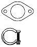 Monteringssett, katalysator HJS 82 23 4450
