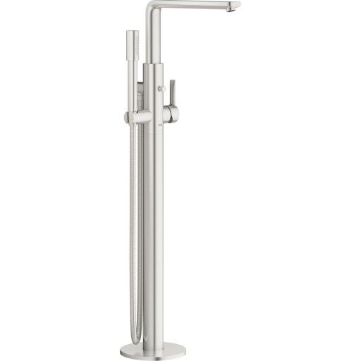 GROHE LINEARE FRITTSTÅENDE BADEKARARMATUR SUPERSTEEL