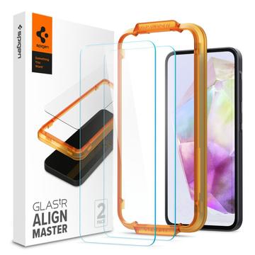 Spigen AlignMaster Glas.tR Skjermbeskytter 2-Pakning for Samsung Galaxy A35
