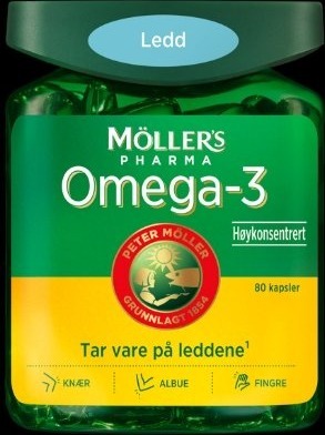 Møllers omega 3 ledd 80 kapsler