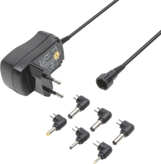 Luxorparts Justerbar strømadapter 3–12 V (DC) 7,2 W